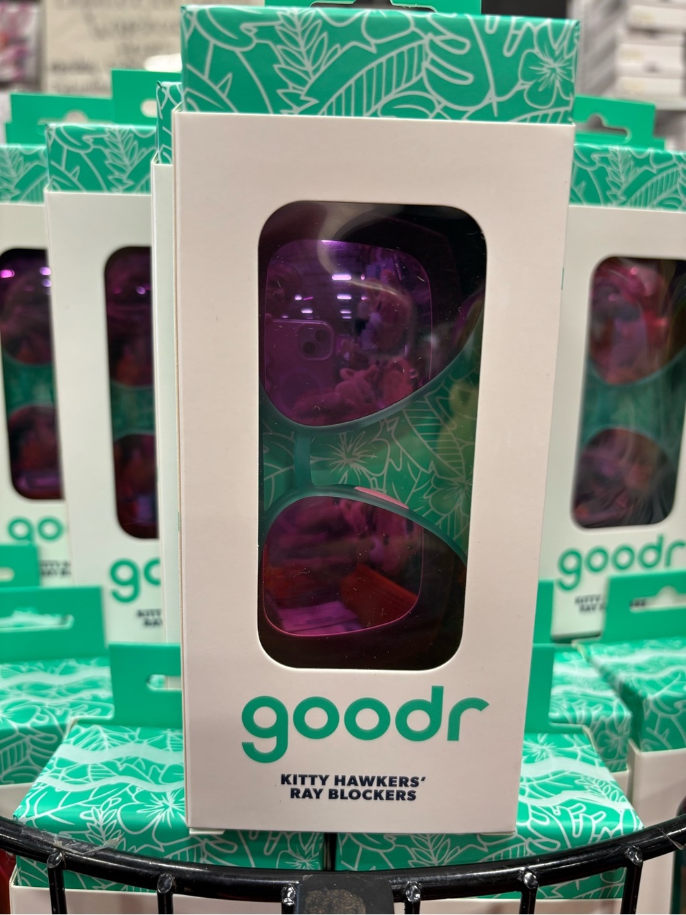 goodr Kitty Hawkers' Ray Blockers Sunglasses - Purple
